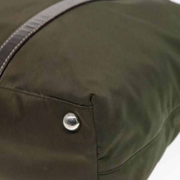 PRADA Hand Bag Nylon 2way Khaki Auth 93872 - Picture 15 of 16